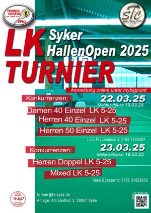 Syker HallenOpen 2025